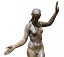 Classic Female Art Deco Statue by Listed Belgian Artist M. D'Haveloose