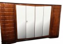 Dassi Moderne Itallion Large Custom Art Deco Armoire 6 Doors