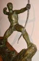 Lucien Gibert Bronze Statue The Archer French Art Deco Sculptor