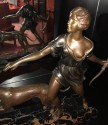 French Art Deco Diana Borzoi Bronze by I Gallo Sculpture