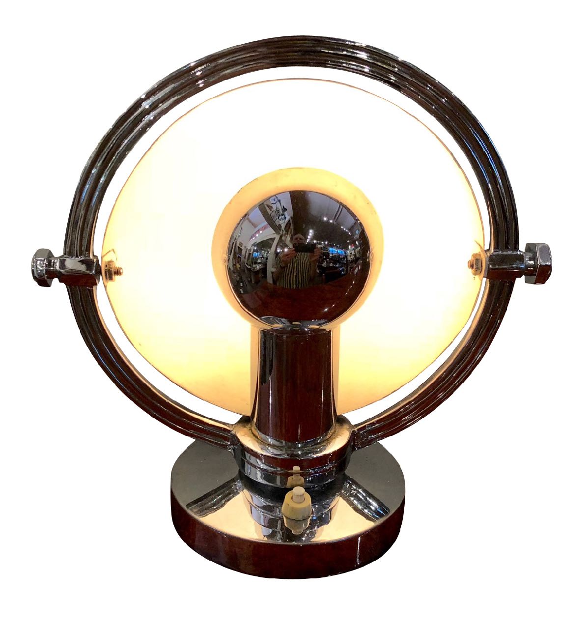 Modernist Streamline Desk Lamp Industrial Art Deco Design