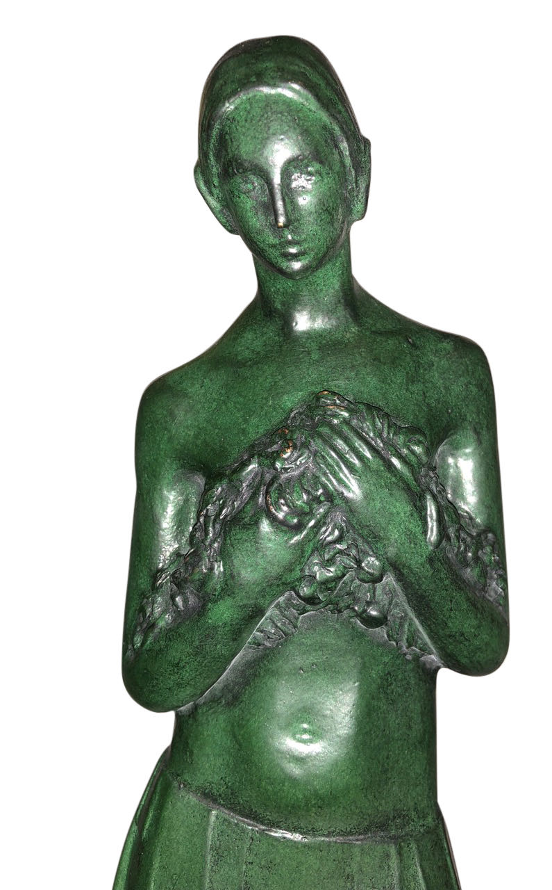 Art Deco Bronze Figure Antoine Vriens Classic 1928 1 of 6 Total