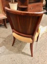 4 Art Deco Macassar Arm Chairs Unique Restored