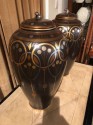 French Art Deco Pair of Urns by Frie Onnaing 