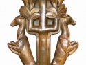 Art Deco Statue Table Lamp Gazelles French by P. SEGA