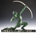 G. Darny  French Art Deco Archer Sculpture
