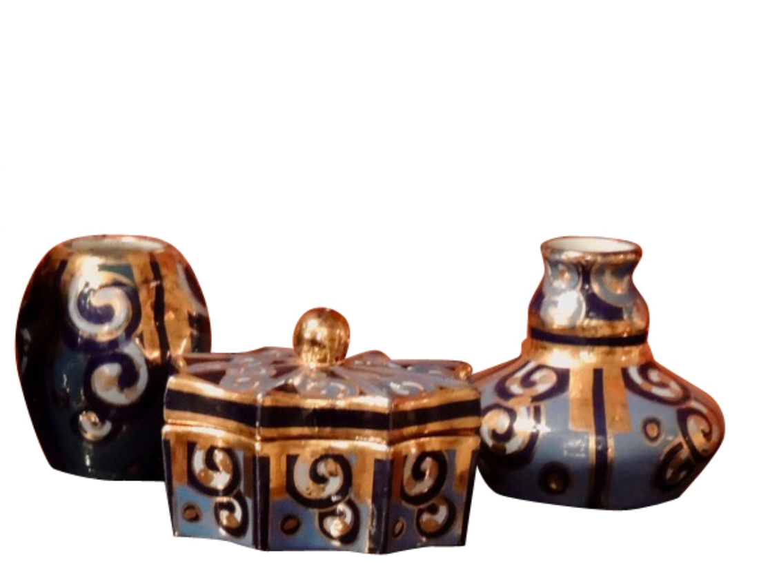 Belgian Art Deco Ceramic Set by Cerabelga