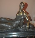 French Art Deco Golden Bronze Sculputure Gaston Beguin
