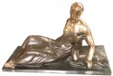 French Art Deco Golden Bronze by Gaston Beguin