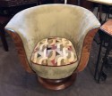 Art Deco Swivel Chairs Tulip Shape