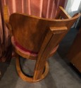 Art Deco Sculpted Wood Office or Side Chair