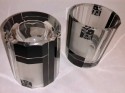 Czech Art Deco Whiskey Set Decanter and Glasses
