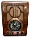 Zenith Antique (1937) 6-S-330 Tombstone Black Dial Tube Radio and Bluetooth 