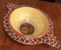 Longwy Primavera Cloisonné Ceramic Dish Art Deco