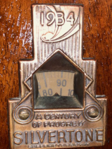 1933-1934 logo on radio