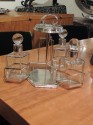 Silver and Glass Swingout Tantalus