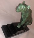 Max Le Verrier Art Deco Sculpture of a Panther France 1930