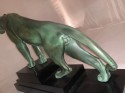 Max Le Verrier Art Deco Sculpture of a Panther France 1930