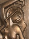 Jan & Joel Martel Art Deco Relief Cubist Woman