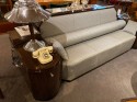 Art Deco Custom Sofa Day Bed with Storage Cabinets Macasar Wood