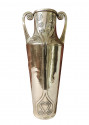 Art Nouveau Silver Vase with Hammered Details 