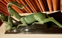 Art Deco Statue Seduction by Fayral for LeVerrier