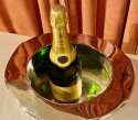 Art Deco Silver Top Hat Champagne Bucket