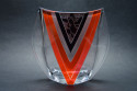 Karl Palda Czech Glass Vase Rare 1 of 5 Made