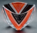 Karl Palda Czech Glass Vase Rare 1 of 5 Made