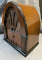 Philco Restored Tube Radio Model 70 Cathedral (1933) with Mini-Jack for Bluetooth