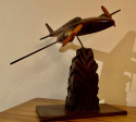 Historic Vintage Wooden Model Airplane Art Deco style