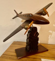 Historic Vintage Wooden Model Airplane Art Deco style