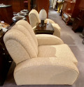 Art Deco Club Chairs Channel Back Design