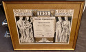 Commemorative Diploma for Belgian Artistic Art Deco Exposition 