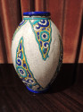 Art Deco Vase by Charles Catteau for Boch Ceramics' Atelier de Fantasie