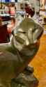 Jean Canneel Cubist Panther by  Art Deco Belgian Sculptor