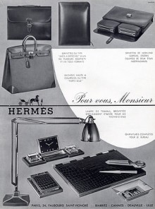 Hermes Desk Set Advert.