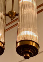 Petito Style Art Deco Chandelier Glass Tubes