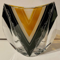 Karl Palda Czech Glass Vase Rare 
