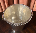 Jean Despres French Silver Metal Champagne and Ice Bucket