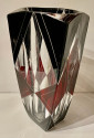 Karl Palda Art Deco Czech Glass Vase Rare