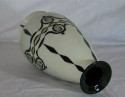 Catteau Boch Freres Art Deco Geometric Stoneware Vase