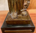 Bronze Statue of a Woman in Tribute by Jules Bernaerts