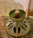 Simonet Freres French Glass Table Lamp or Ceiling Light