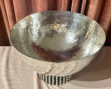 Jean Despres French Silver Plate Metal Bowl Unique Design