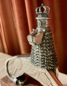 The Lion of Judah 800 Silver Statue by Artist Dejene from Addis Ababa