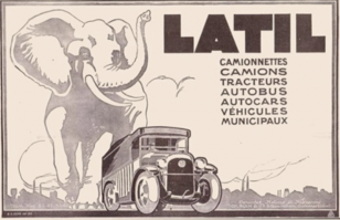 Latril elephant mascot