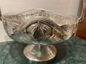 Art Nouveau Silver Basket Centerpiece