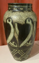 Boch Freres Charles Catteau Animal Stoneware Primitive Vase Art Deco Fantasia