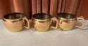 Art Nouveau Tea/Coffee Service in Copper and Brass 9 Pieces with Stand